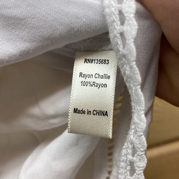 Naked Princess White Sabella High Waisted Shortie Shorts NWT Size Medium - Picture 4 of 4